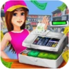 supermarket cashier android application logo